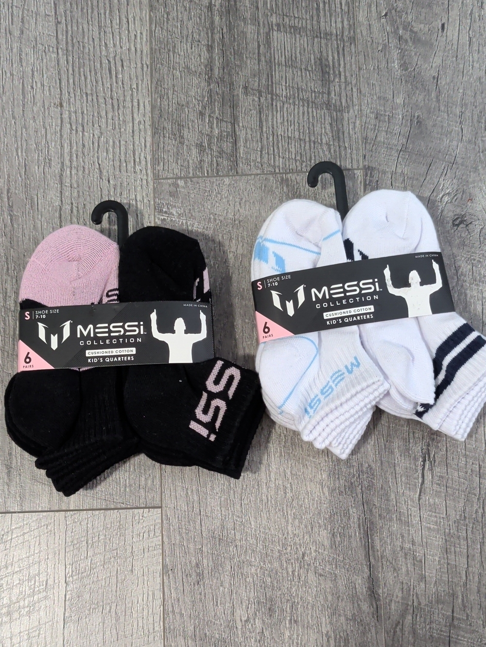 Messi Kids Lifestyle Ankle Socks, Set Of 2 6-packs, Shoe Size 7-10
